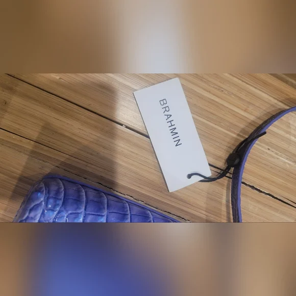 Brahmin Lorelei Shoulder Croc-Embossed Crossbody Bag - Picture 12 of 14